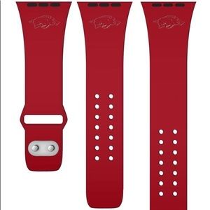 Affinity Bands Accessories - Arkansas Razorbacks Apple Compatible Watchband Affinity Bands Accessories - Arkansas Razorbacks Apple Compatible Watchband